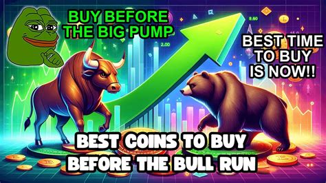 Best Crypto Coins To BUY NOW For The Parabolic Bitcoin Bullrun Phase In