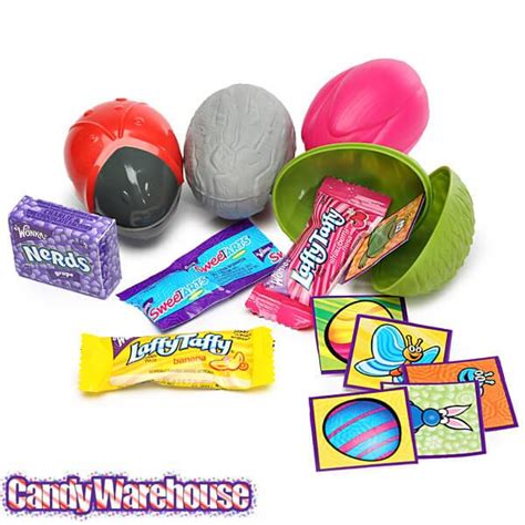 Laffy Taffy Sweetarts Nerds Candy Filled Outdoor Easter Eggs 12