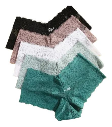 Kit Calcinhas Cale On Lingerie Rendada Shortinho Premium Parcelamento Sem Juros