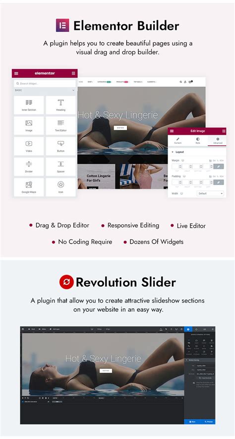 Blossom Lingerie Underware Store Elementor WooCommerce Responsive Theme