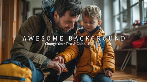 Father Son Love Moment Psd High Quality Free Psd Templates For