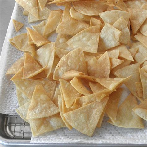 Food Pusher Tortilla Chips Fried At Home