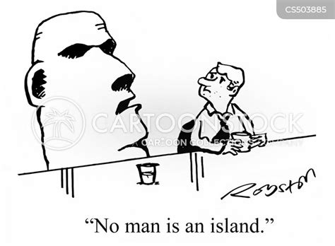 No Man Is An Island Cartoons And Comics Funny Pictures From Cartoonstock
