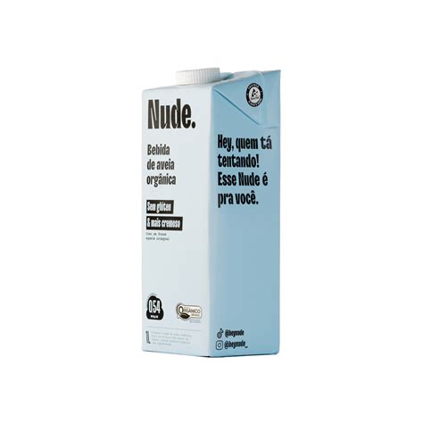 Leite Vegetal Cremoso Bebida de Aveia Orgânica 1L Nude Nude