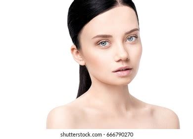 Gorgeous Naked Brunette Woman Looking Camera Stock Photo 666790270 Shutterstock