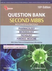 Rx Series Question Bank Second Mbbs Synopsis With Practicals