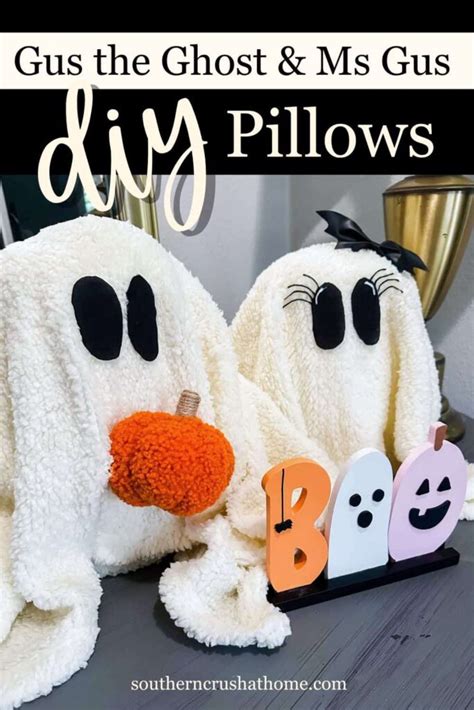 DIY Pottery Barn Gus the Ghost Pillow: A No-Sew Halloween Craft You’ll ...