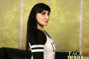 Brunette Tramp Camille Black Face Fucked With Jizz 14 Photos