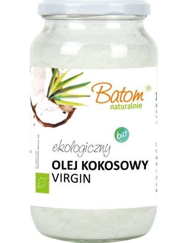 OLEJ KOKOSOWY VIRGIN BIO 1 L BATOM Sklep Ekologiczny Wrocław