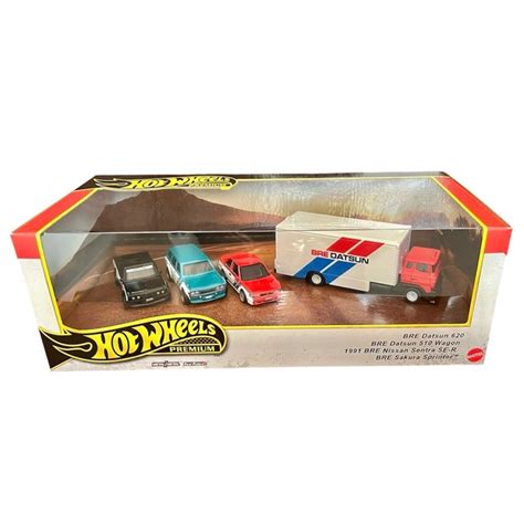 Hot Wheels Premium Bre Datsun Set Shopee Thailand