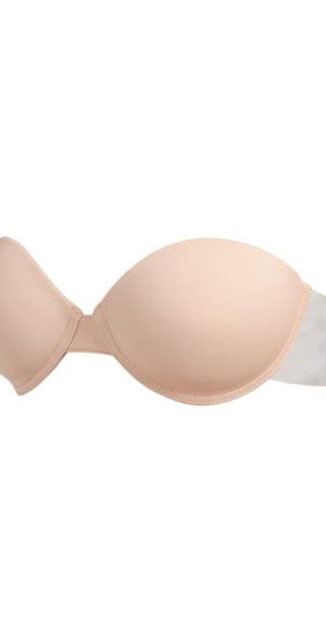 FASHION FORMS Go Bare Ultimate Boost Backless Strapless Reusable Adhesive Underwire Bra In Nude
