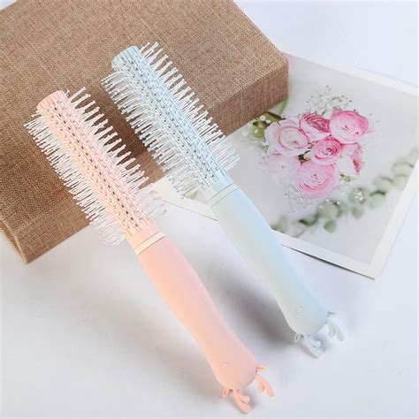 1pc Fashion Roll Brush Round Hair Comb Wavy Curly Styling Care Curling