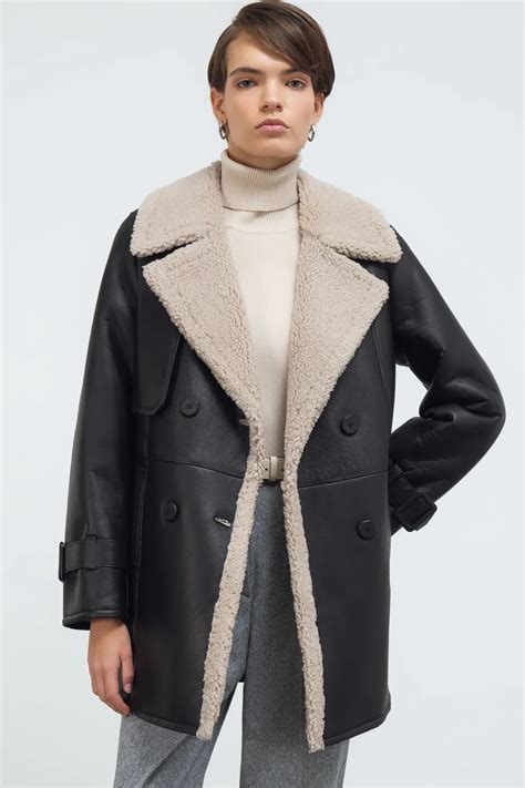 Дубленка из овчины SnowQueen_collection 684351003 цены в Москве, купить ...