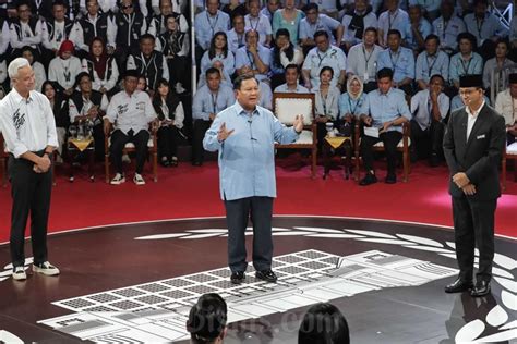 Rangkuman Hasil Debat Pertama Capres 2024 Putaran Pertama Prabowo