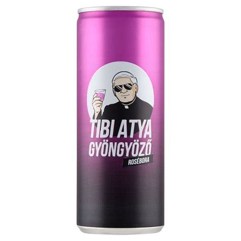 Tibi Atya Gyöngyöző Rosébora félédes rosé gyöngyözőbor 11 5 250 ml