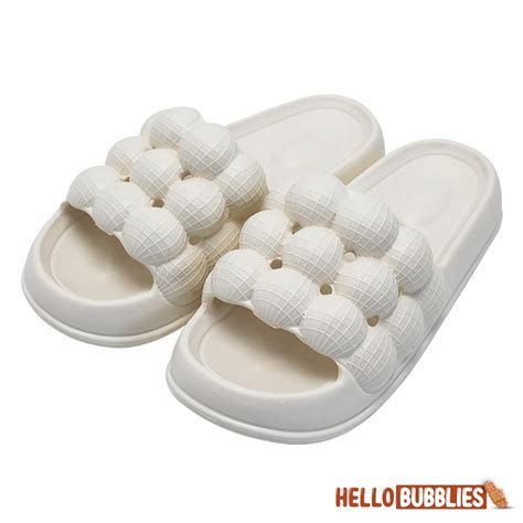 Mens Bubble Slides Hello Bubblies