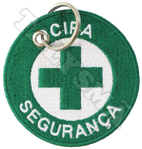 Chaveiro Patch Bordado Cipa Seguran A Ap Elo