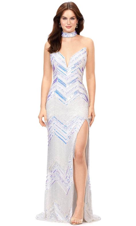 Ashley Lauren 11259 - Strapless With Collar Evening Gown – Couture Candy