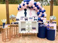 Ideas De Navy Blue And Blush Pink Gender Reveal En Decoraci N