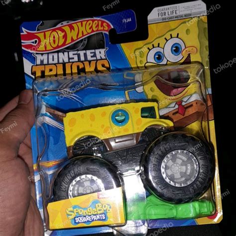 Jual Hot Wheels Monster Trucks Spongebob Kemasan Baru Kab Bekasi Feymi Tokopedia