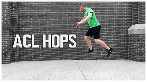 Acl Lateral Hops Plyometric Single Leg Lateral Jump Youtube