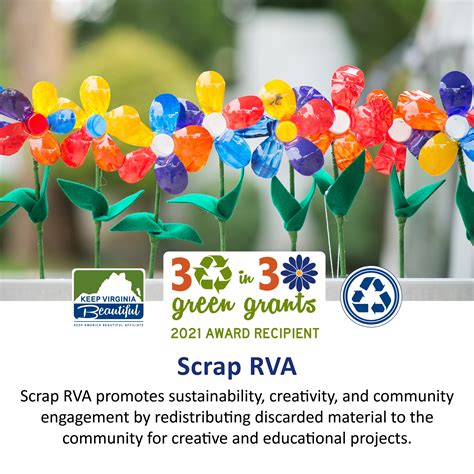 SCRAP RVA's Recycling Efforts Receive a Green Grant - Keep Virginia