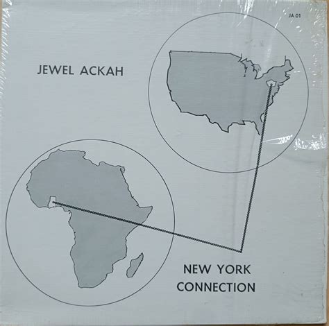 Jewel Ackah New York Connection Lp Vinyl Ghana Afrikansk