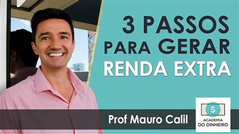 Passos Para Gerar Renda Extra Youtube