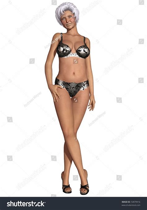 Sexy Granny Lingerie Stock Illustration Shutterstock