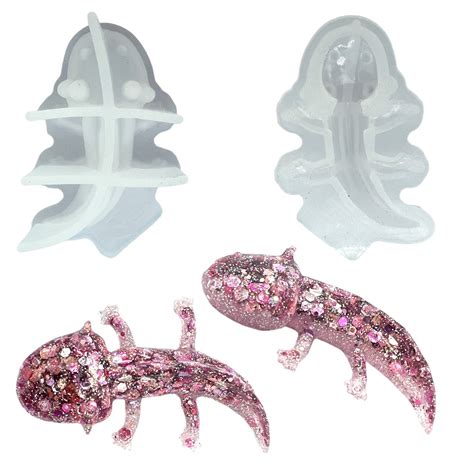 3d Mini Axolotl Mold Resin Rockers