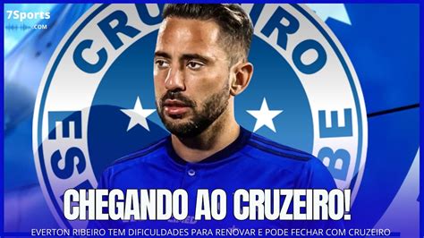 CHEGANDO AO CRUZEIRO EVERTON RIBEIRO NÃO RENOVA O FLAMENGO E PODE