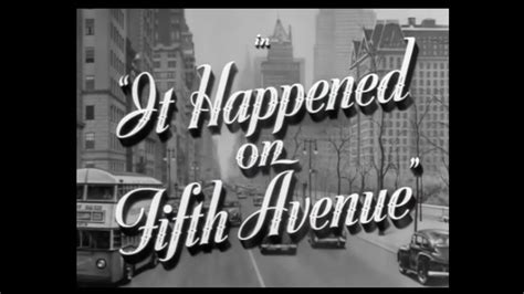 12 Days Of Christmas Film Day 5 It Happened On Fifth Avenue 1947