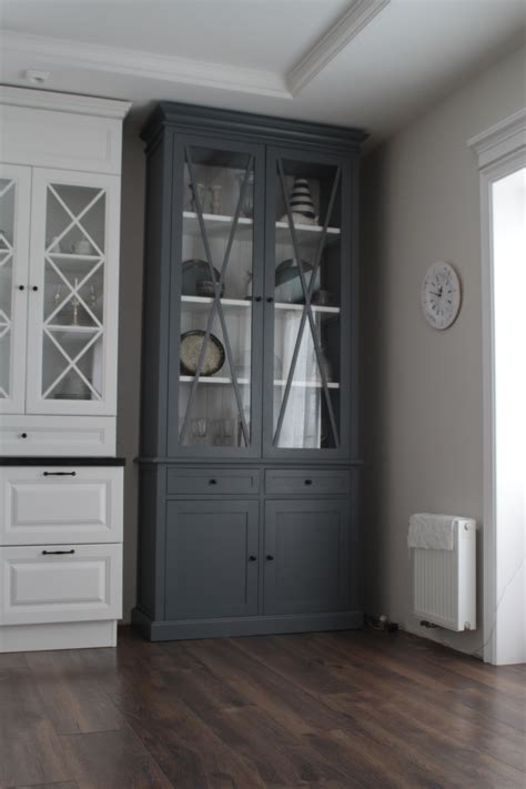 Шкаф/витрина для кухни из массива дуба | Пикабу