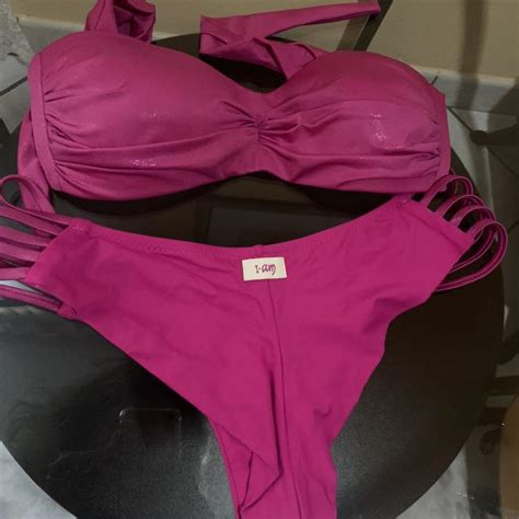 Bikini Iam Bikini Colore Fucsia Taglia S Reggiseno Depop