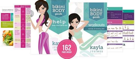 Kayla Itsines Bikini Body Guide BBG HELP Nutritional Guide Etsy