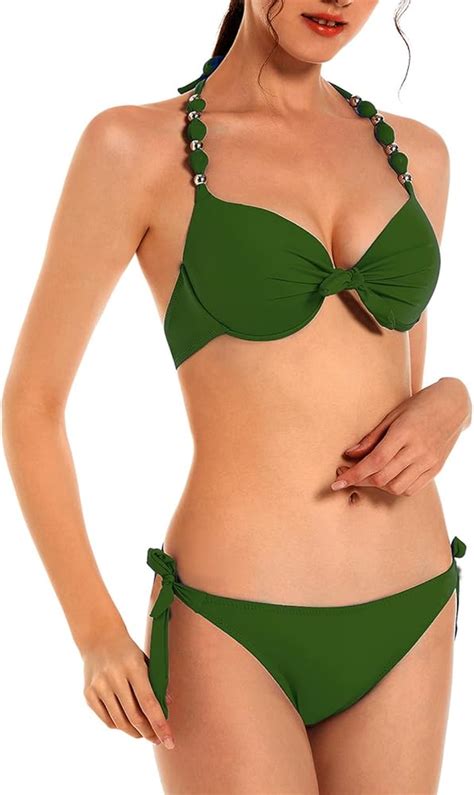 Zaful Sunflower Knot Bikini Thong Bikini Swimwear Thong Bikini