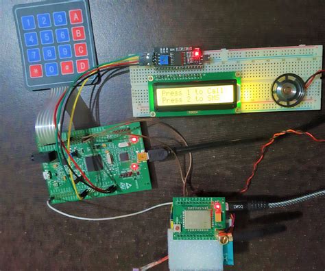 Basic Mobile Phone Using STM32F407 Discovery Kit and GSM A6 Module : 14
