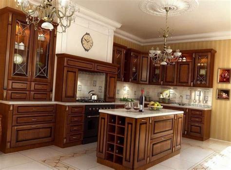 Итальянские кухни из массива дерева (68 фото)