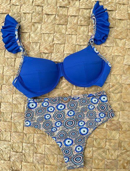 Biquíni Meia Taça Calcinha Hot Pants Elo Produtos Especiais