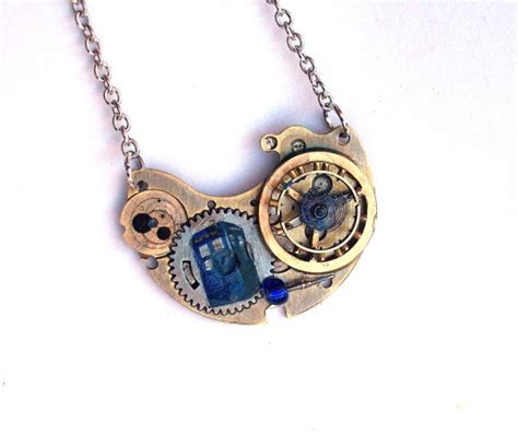 Doctor Who Necklace Gallifreyan Starship Etsy Doctor Who Jewelry