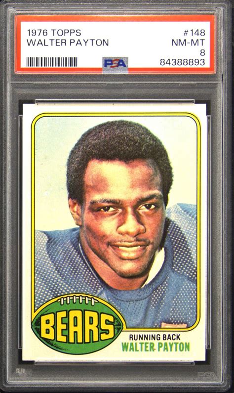 Topps Walter Payton Rookie Rc Psa Ebay