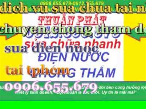 Trung Tam Sua Chua Ong Nuoc Tai Quan 6 Tphcm 0912655679 YouTube