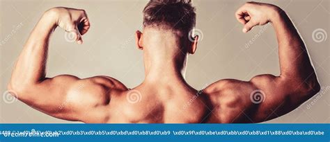 Male Naked Healthy Musculars Guy Torso Man Muscular Back Muscular Man Muscled Back Naked