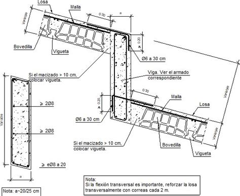 Detalles Constructivos Cype Fiu Cambio De Cota Con Desnivel Mayor