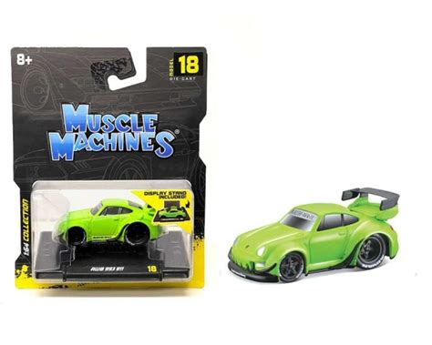 Promo MUSCLE MACHINES RWB 911 993 RAUH WELT BEGRIFF GREEN 15548GR