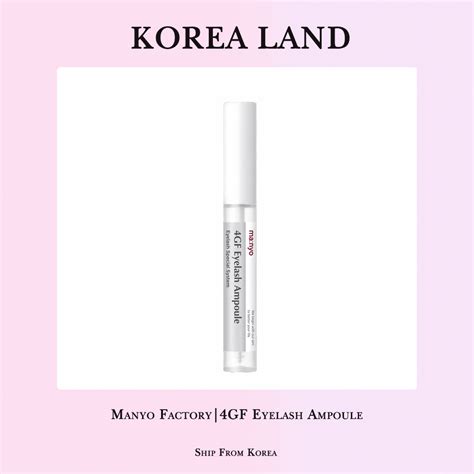 Manyo Factory | 4GF Eyelash Ampoule Eyelash Nutrient (5ml) | Shopee ...