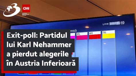 Exit poll Partidul lui Karl Nehammer a pierdut alegerile în Austria