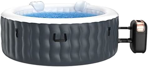 Intex Simple Spa By Inch Person Outdoor Portable Inflatable Round Heated Hot Tub With