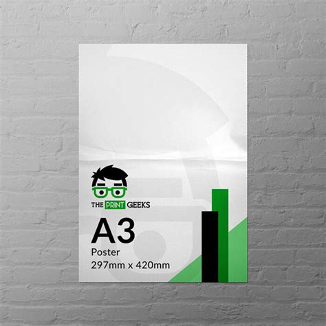 A3 Poster (non-Laminated) - The Print Geeks
