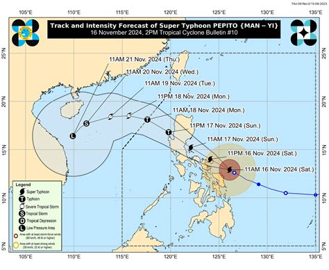 Pepito reaching peak intensity, possible catastrophic level - Pagasa